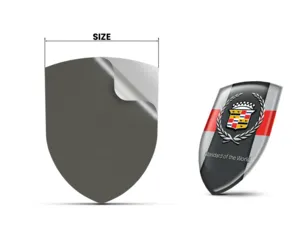 Cadillac Logosticker Business Anpassbar Robust